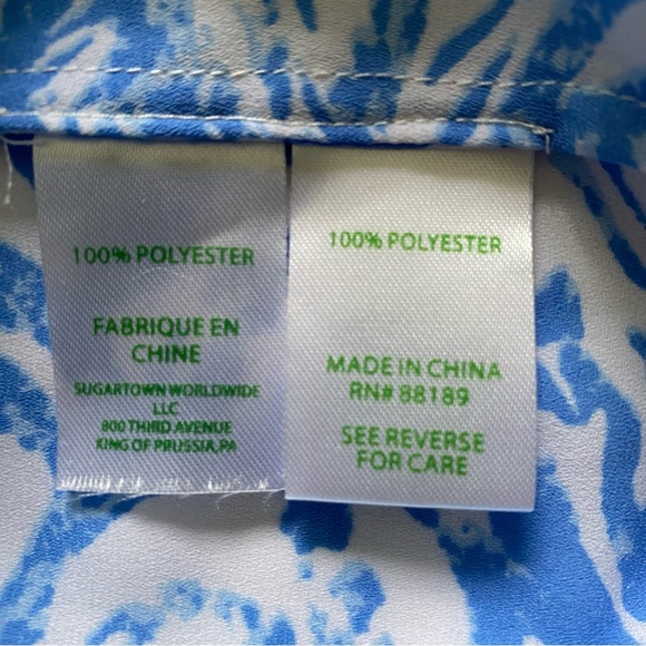 Lilly Pulitzer Gramercy Top On a Roll - Picture 7 of 7